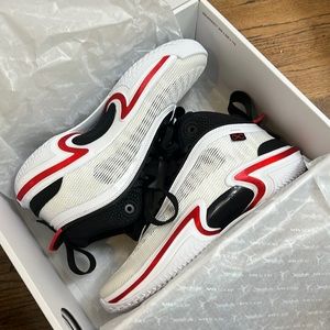 Nike Air Jordan 36 (GS) Size 6.5 white red black